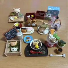 リラックマ　まったり和カフェ　ミニチュア　リーメント