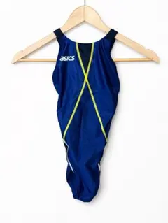 asics ワンピース水着 青　DJ'K asics ワンピース水着 青 DJ'K - メルカリ