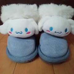 ブーツ　ムートン　サンリオ　シナモロール　14cm