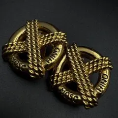 D8 MOSCHINO モスキーノ ヴィンテージ イヤリング ゴールド