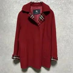 【極美品】バーバリーロンドン　ダブルフェイス　カシミヤ　コート　ノバチェック