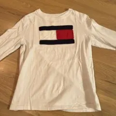 値下げ！TOMMYHILFIGER 120センチ前後　ロンT 白