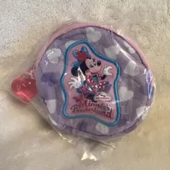ディズニーパルパルーザ ミニー ポーチ カプセルトイ 【紫色×ハート】