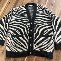 ZARAゼブラ柄カーディガン