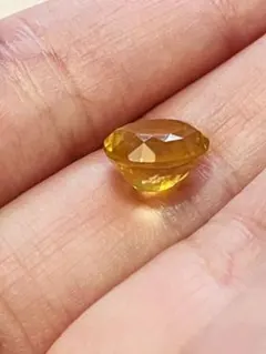 ブラジル産シトリン0.40ct5.0×5.0mmハート型 - メルカリ