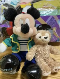 ダッフィーのワンダフルヴォヤッジ ぬいぐるみバッジ