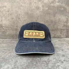 レアPolo Ralph Lauren デニムキャップ　80-90s USA製