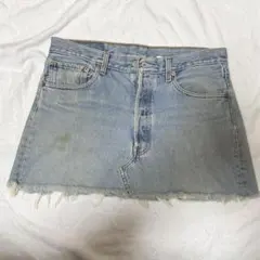 Levi’sリーバイス　デニムスカート　（リメイク品）　w33