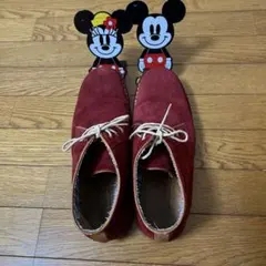 レッド スエード カジュアルシューズのサムネイル