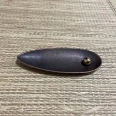 陶器製線香立て 茶色 葉の形状