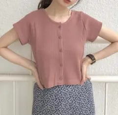 kastane カスタネ ワッフル ボタン チビTシャツのサムネイル