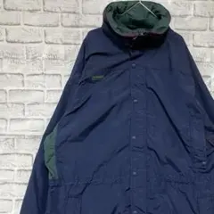 コロンビア　マウンテンパーカー　ネイビーXL ロゴ刺繍アウトドア0205