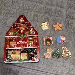 エウレカ　ハウス缶カレンダー　木製オーナメント付き