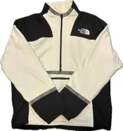 THE NORTH FACE RAGEフリース ハーフジップ L 白×黒