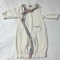 petit main フラワー柄2WAYオール　50-70