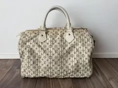 ルイ ヴィトン　モノグラム ミニラン クロワゼット スピーディ30 ブルー