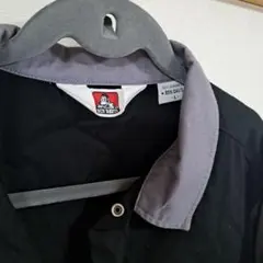 BEN DAVIS コットンツイルワークジャケット L 黒/灰/紫