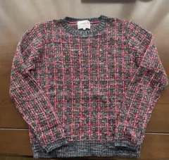 セール【未使用品】Arnold Palmer チェック柄ニットセーター サイズ3