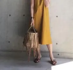 美品　ラドロー　カゴバック　フリンジのサムネイル