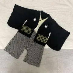 【匿名配送】ミッキー 袴風ロンパース 80cm