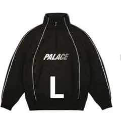 PALACE FAST LOGO 1/4 ZIP ブラック Lのサムネイル
