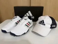 adidasゴルフキャップ　ゴルフシューズ　帽子　靴のサムネイル