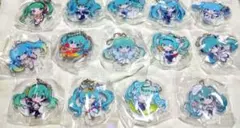 初音ミク レーシングミク ラバーストラップ アクリルストラップ セット 