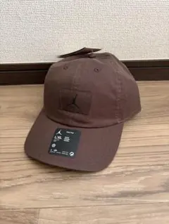 ナイキ　ジョーダン　キャップ　ブラウン　ビンテージ加工