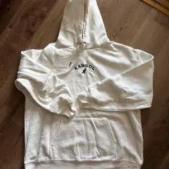 KANGOL ホワイト フード付きパーカー