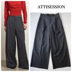 Attisession アティセッション　チノパン　ネイビー　38 Attisession アティセッション チノパン ネイビー 38 - メルカリ