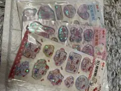 ハローキティ・マイメロディ シナモン　3Dウォーターシールセット