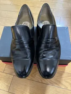 marelli メンズ　靴　黒いレザー 26 EEEE