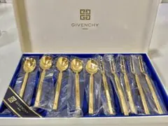 GIVENCHY スプーン＆フォーク　カトラリーセットセット　ゴールドのサムネイル