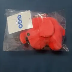 돔돔 햄버거 GiGO 한정 척이있는 봉제 인형 패스 케이스 레드