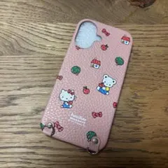 新品　ファミリア　ハローキティ　コラボ　ピンク　iPhone17 新品未使用】ファミリア ハローキティ コラボ iPhone17 ケース - メルカリ
