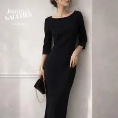 K*5様 高級✨ジャンポールゴルチェ ブラック マキシワンピース ドレス 日本製のサムネイル