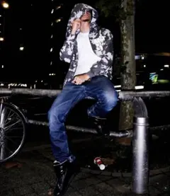 truereligion swagデニム flexwitme yoko IO着用 迷彩デニム swag drip yoko系 flexwitme - メルカリ
