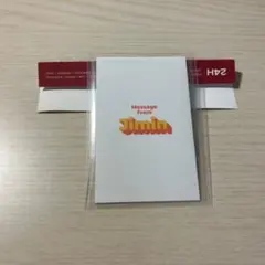 BTS バンタン ジミン butter メセカ メッセージカード 公式