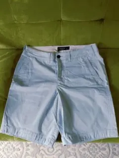 Abercrombie&Fitchライトブルー ハーフパンツ31インチストレッチのサムネイル