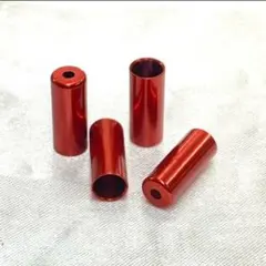 アウターケーブル用エンドキャップ　5mmブレーキ用(レッド)のサムネイル