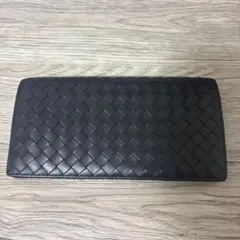 ボッテガ・ヴェネタ　Bottega Veneta メンズ　二つ折り長財布　中古