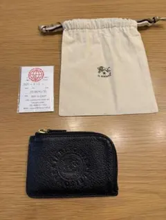 IL BISONTE イルビゾンテ コンパクトウォレット　ブラック