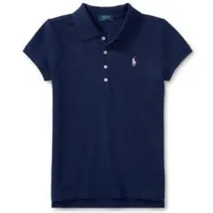 【新品・訳あり】ラルフローレン ストレッチ半袖ポロシャツ M/140　#27