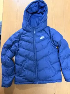 Nike ネイビー 中綿ジャケット フード付き