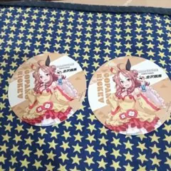 ウマ娘 金沢競馬場 コラボ 20コパノリッキー 紙製コースター2枚