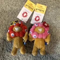 ミャクミャク 日焼け ぬいぐるみ キーホルダー 2体セット - メルカリ