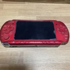 ジャンク品　SONY PSP 本体 レッド PSP-3000