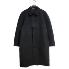即決 MACKINTOSH LONDON ギャバジンステンカラーコート ブラック
