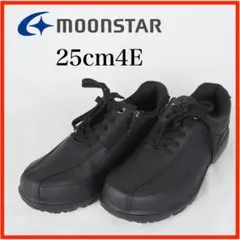 O5268*MOONSTAR*スニーカー*ウォーキング*25cm4E*黒