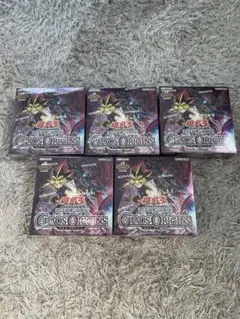 シュリ付 遊戯王 カオスオリジン4BOX +1エクスパンションパック付